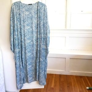 STORY TELLER Open Front Cardigan Kimono Oversized Wrap Women’s Plus Size 2X 3X